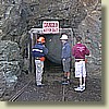 The visit includes a walk into the mine tunnel.  Tunnels run for several kilometres under Nickel Plate Mountain, but only a few hundred metres have been made safe for the tour.

